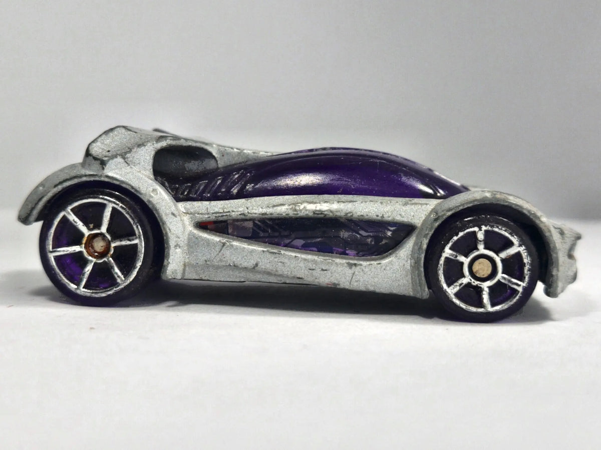 Iridium AcceleRacers Hot Wheels x McDonald's 2005 Srebrny 1:64 – zdjęcie 4