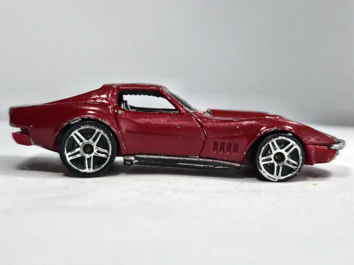 '69 Chevrolet Corvette Hot Wheels Superfast 1:64 Luzak Czerwony – zdjęcie 4