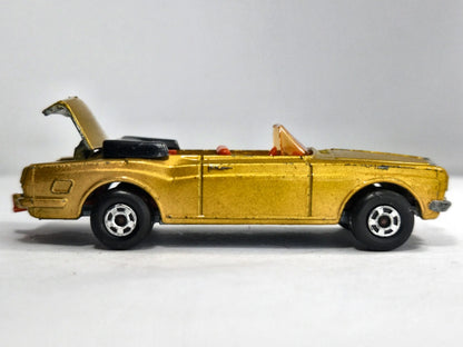 ROLLS ROYCE SILVER SHADOW COUPE Matchbox 1969 Złoty 1:67 Made in England – zdjęcie 4