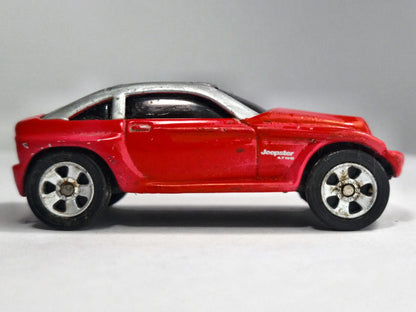 JEEP JEEPSTER, Maisto, Die cast, Czerwony, 1:64, Resoraki – zdjęcie 4