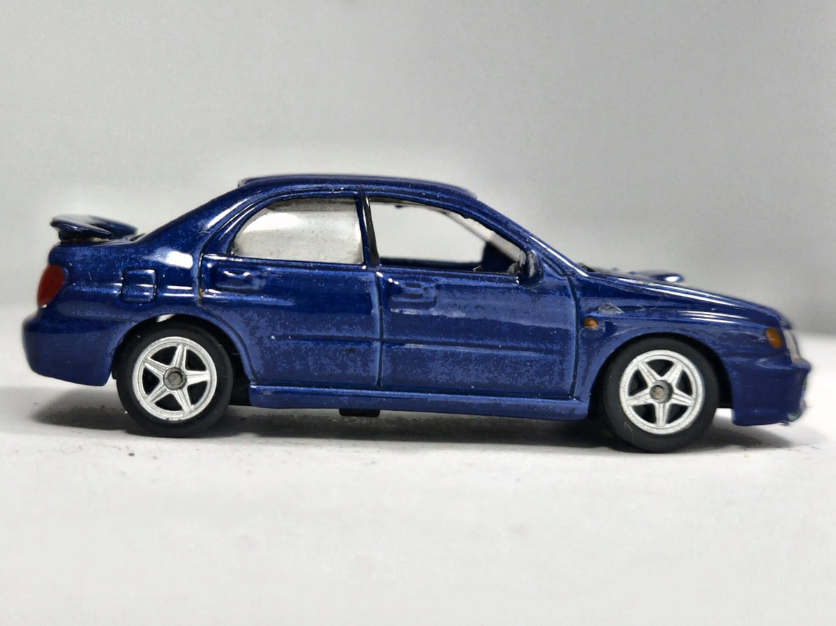 Subaru Impreza WRX STI Welly 2002 1:58 Luzak Niebieski – zdjęcie 4