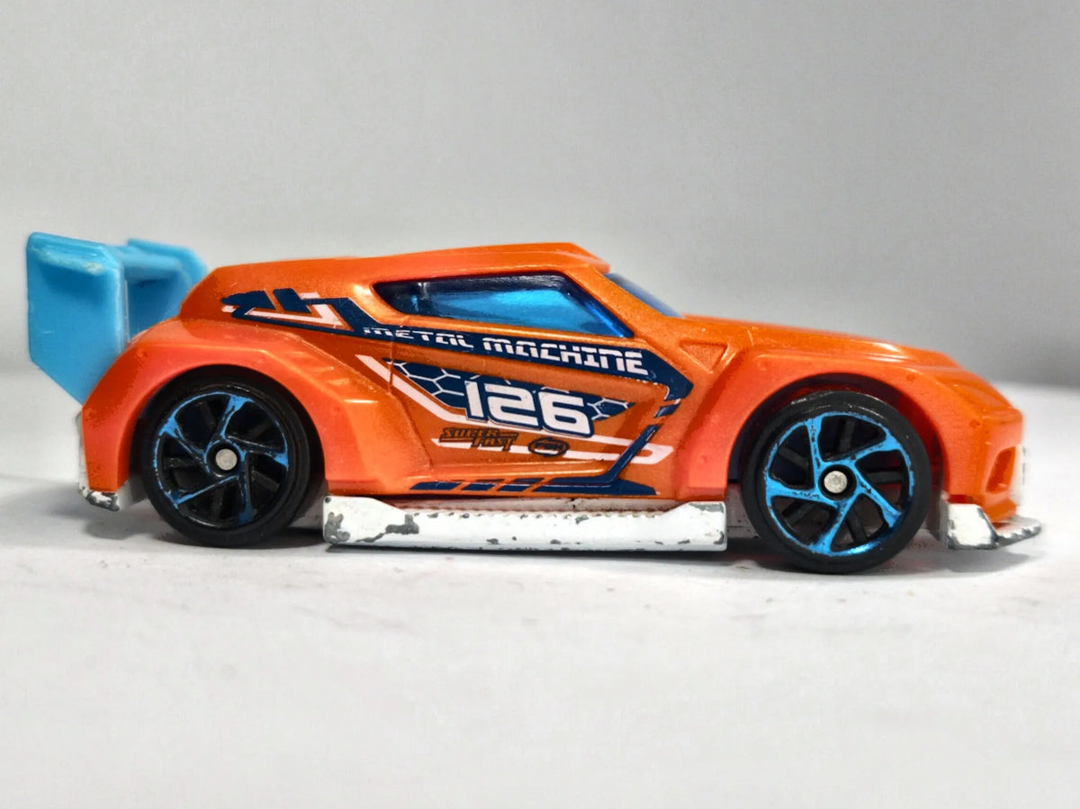 Fantazyjny Samochód Sportowy ZURU Metal Machines 1:52 Pomarańczowy – zdjęcie 4