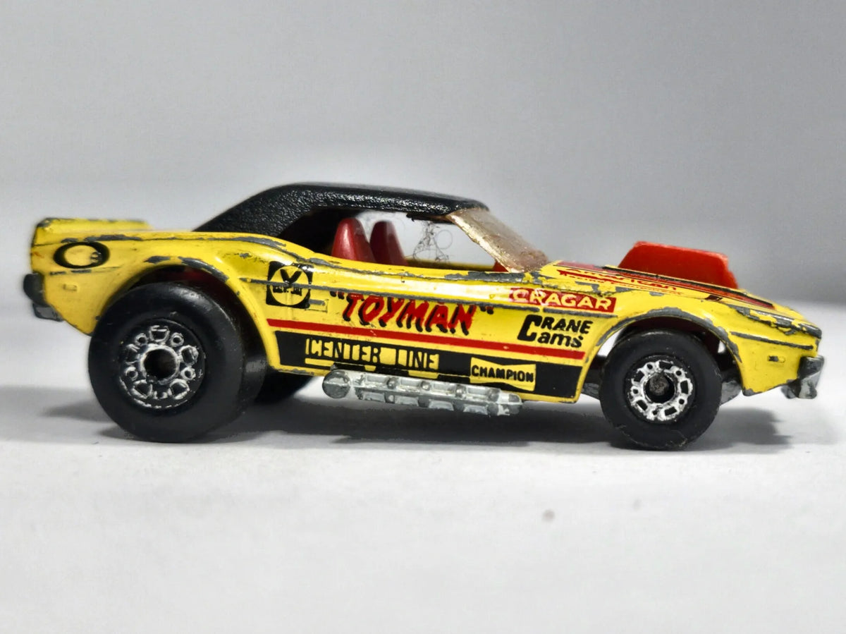 DODGE CHALLENGER, Matchbox 1975, Die cast, Żółty, 1:72, Resoraki – zdjęcie 4