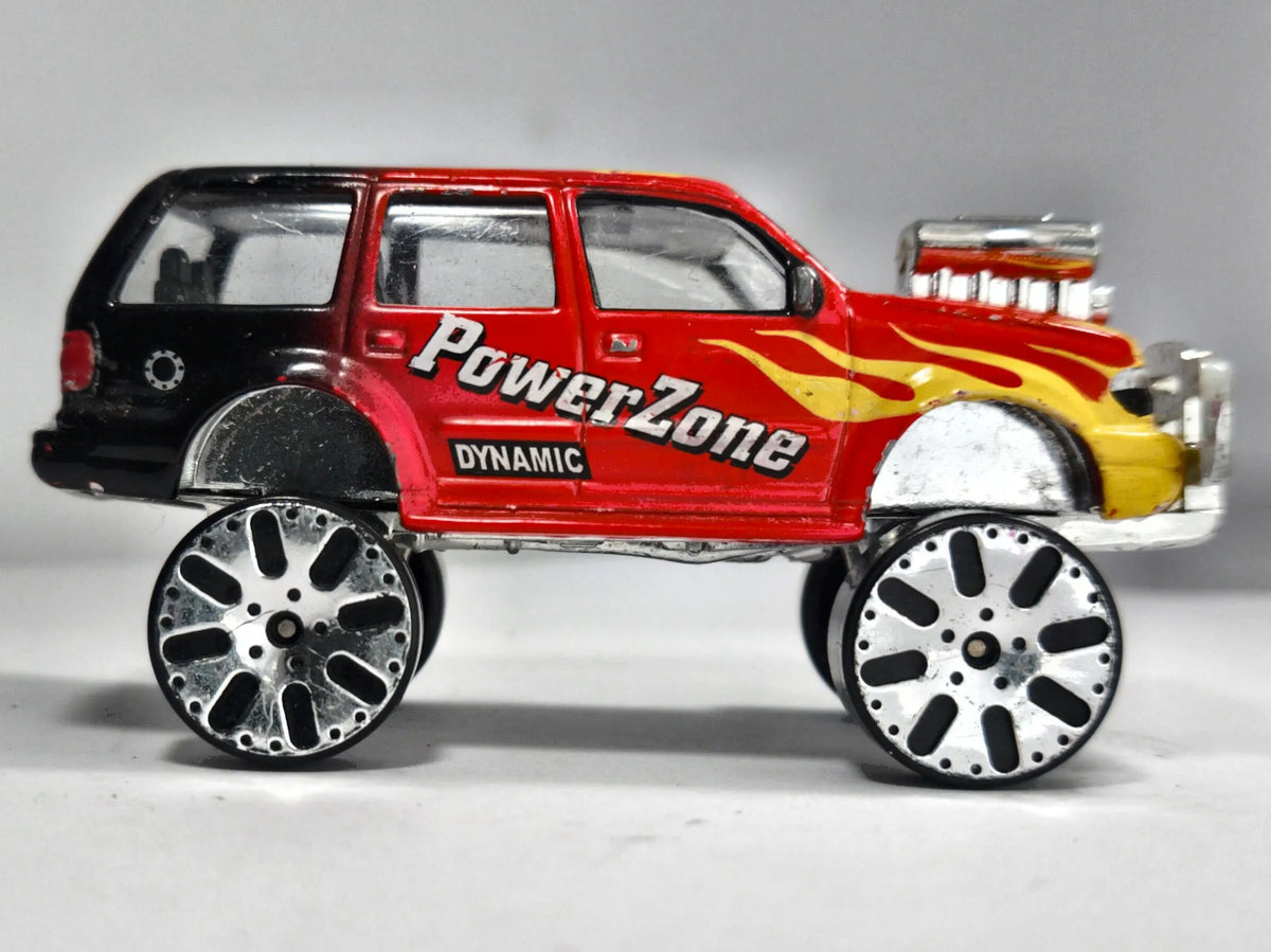 Ford Explorer Realtoy Czerwony 1:57 Luzak Power Zone Dynamic – zdjęcie 4