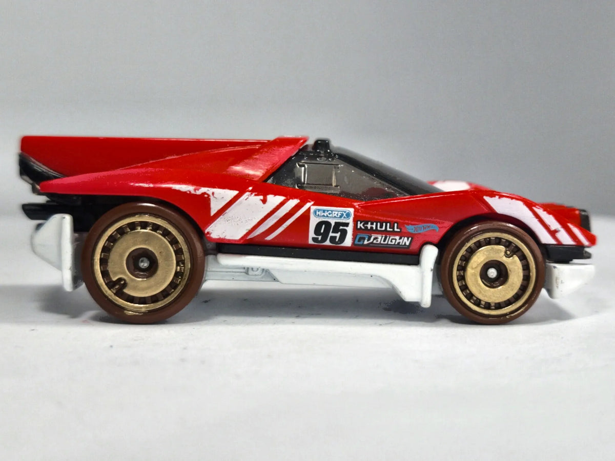 RALLY SPECIALE, Hot Wheels 2022, Die cast HKG29, Czerwony, 1:64, Resoraki – zdjęcie 4