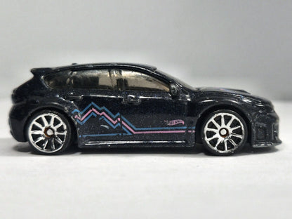 SUBARU IMPREZA WRX STI, Hot Wheels 2021, P/45, Granatowy, 1:64, Resoraki – zdjęcie 4