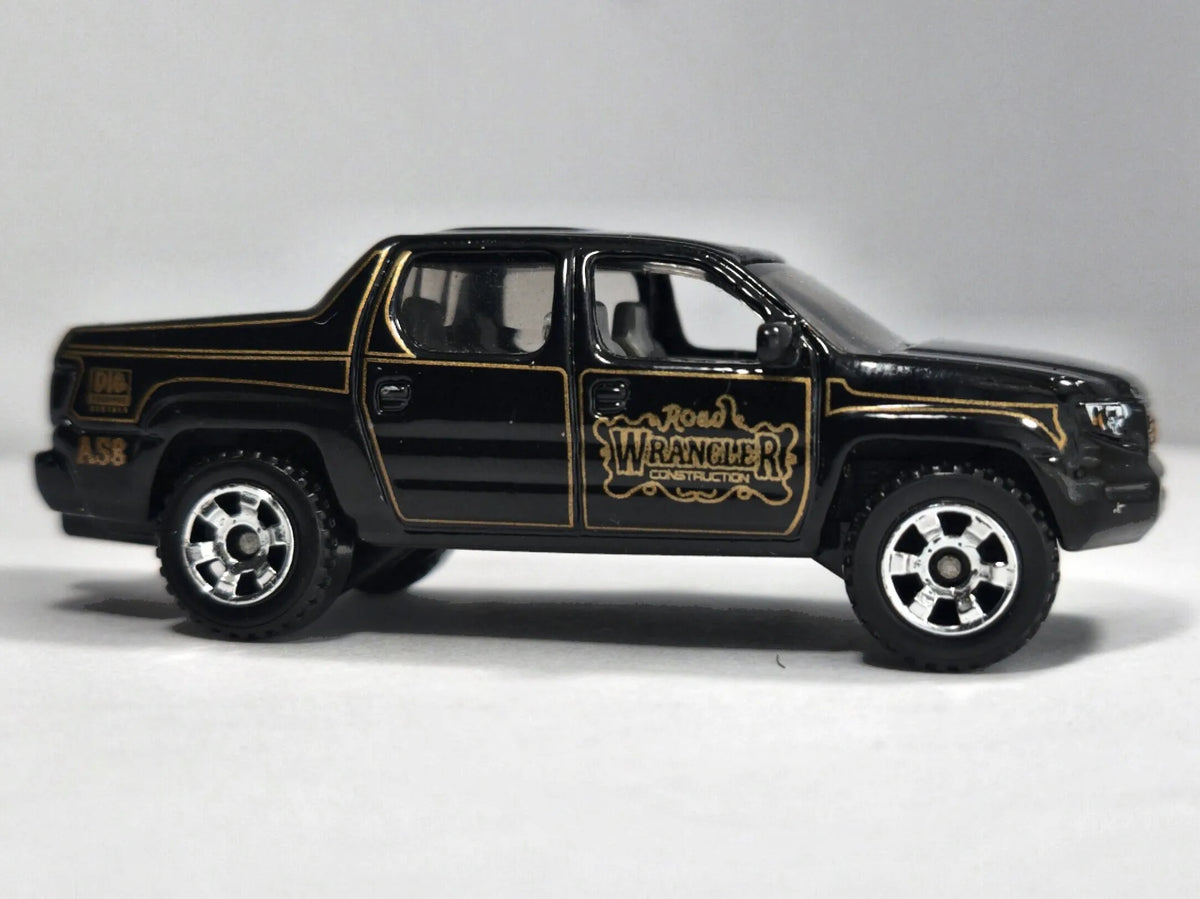 2007 Honda Ridgeline Mainline Matchbox 2016 Czarny 1:64 – zdjęcie 4