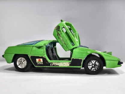 1978 Dome-Zero (SS-902) Pull Back Action 1979 Zielony 1:36 Made in Japan – zdjęcie 4