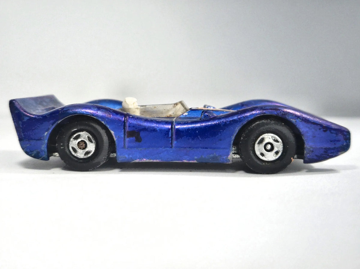 BLUE SHARK, Matchbox 1971, Made in England, Die cast 61, Niebieski, 1:64 – zdjęcie 4