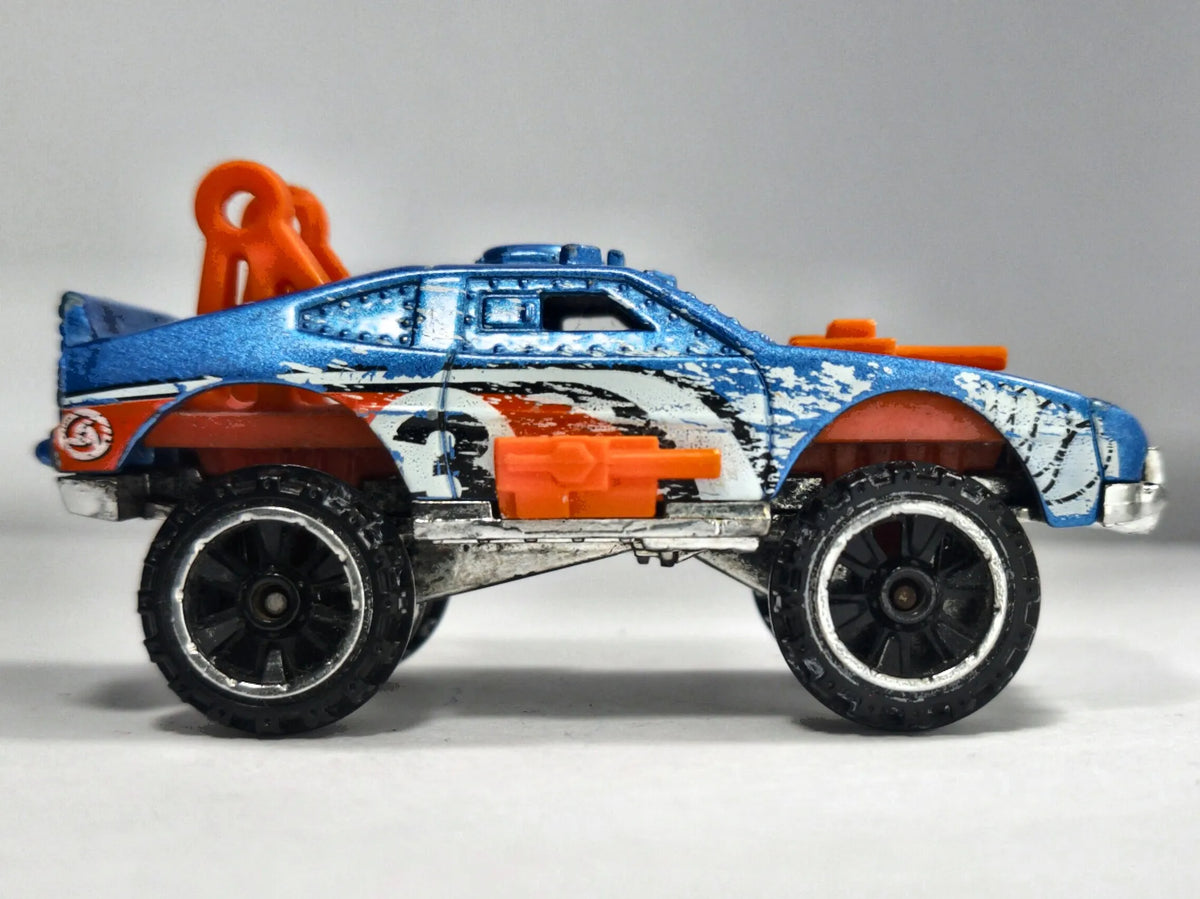 OFF-ROAD TRUCK, Hot Wheels 1983, Die cast, Niebieski, 1:64, Resoraki – zdjęcie 4