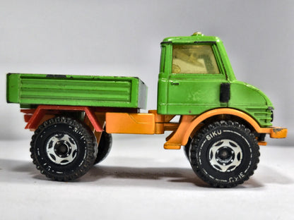 Ciężarówka MERCEDES-BENZ UNIMOG SIKU '80 Zielony 1:50 Made in West Germany – zdjęcie 4