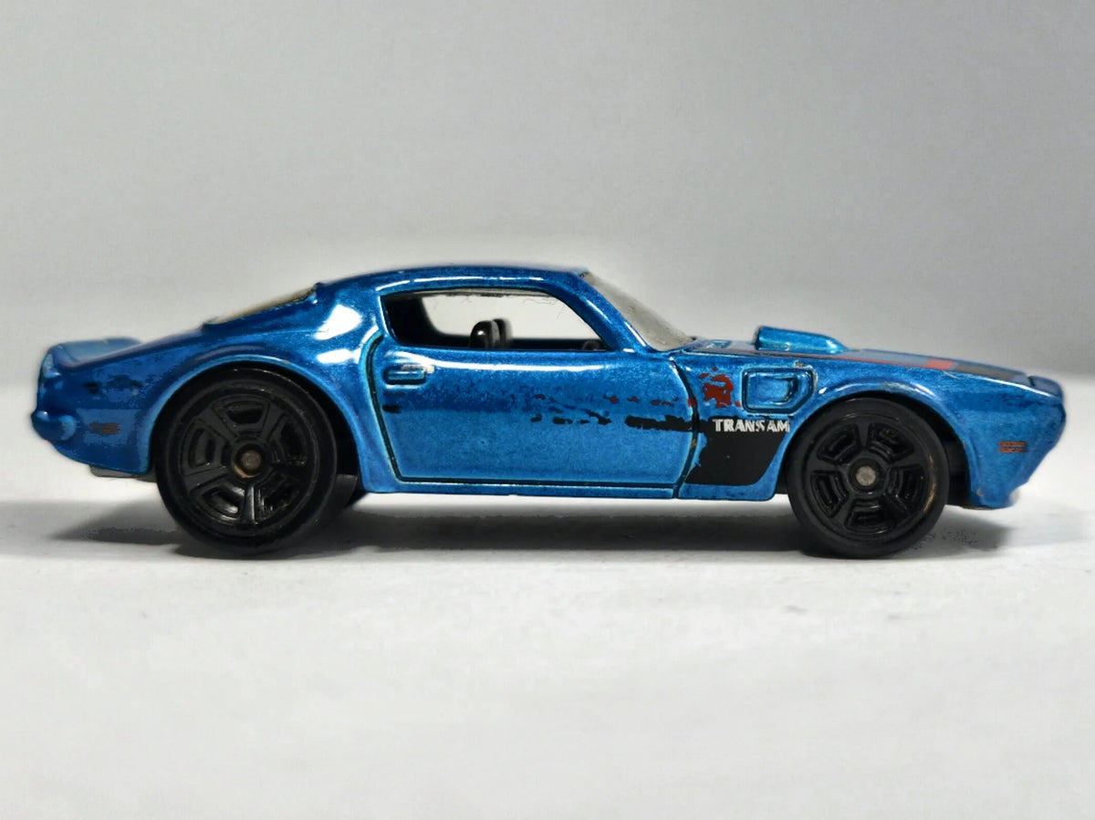 '73 PONTIAC FIREBIRD, Hot Wheels 2011, V5304, Niebieski, 1:64, Resoraki – zdjęcie 4