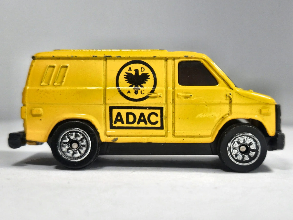 U.S. VAN ADAC, Vintage Welly, Die cast, Żółty, 1:64, Resoraki – zdjęcie 4