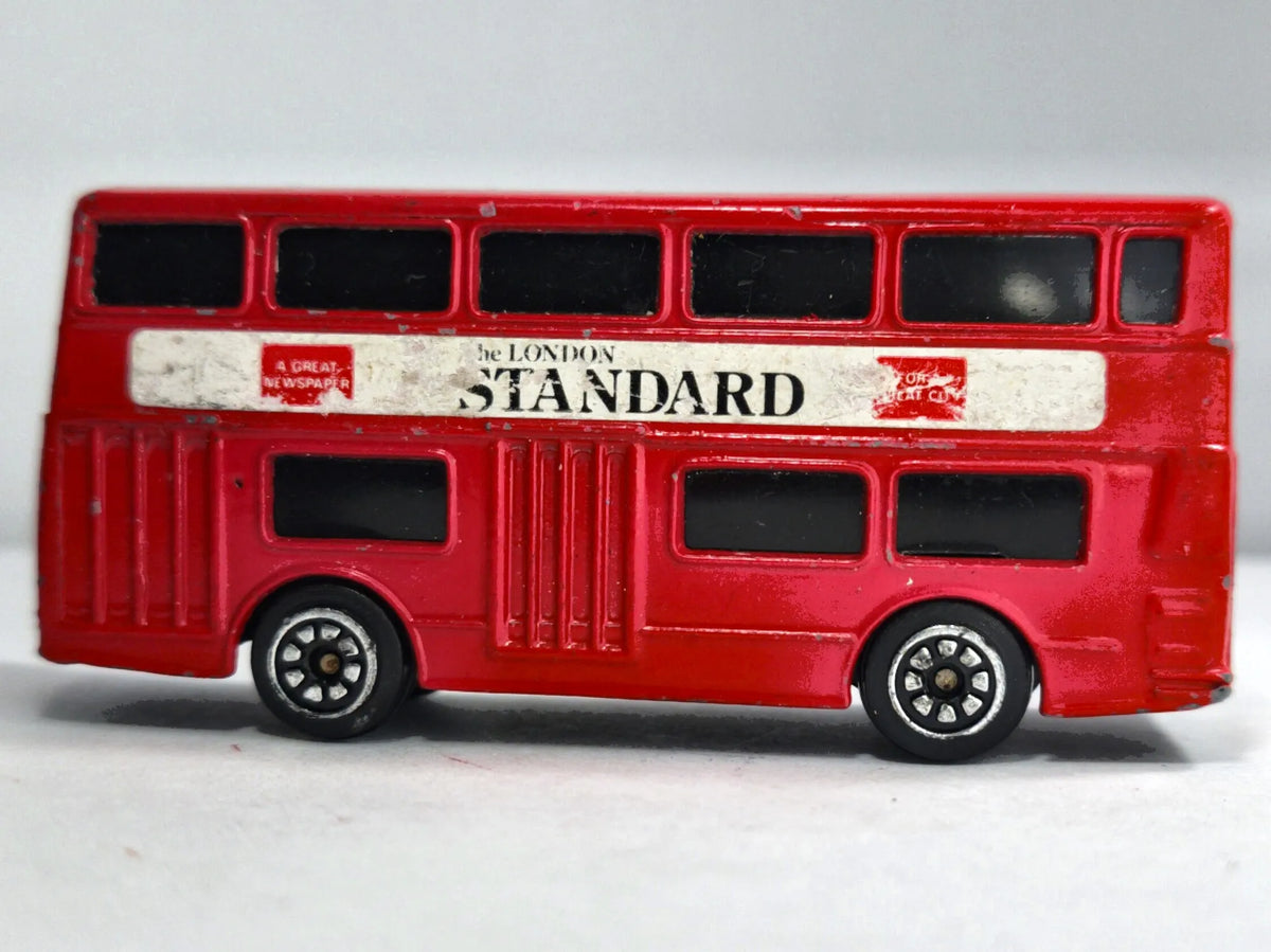 DAIMLER FLEETLINE London Bus Corgi '80 Czerwony 1:87 The London Standard – zdjęcie 4