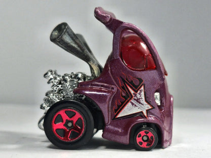 HYPER MITE, Hot Wheels 2000, Die cast, Fioletowy, 1:64, Resoraki – zdjęcie 4