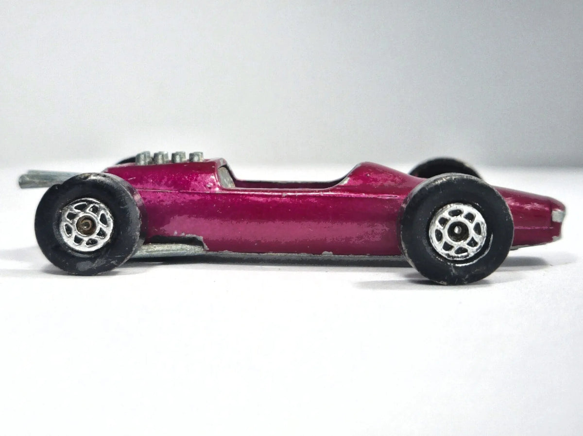 Lotus Super 7 Super Fast Matchbox '70 Magenta 1:64 Made in England – zdjęcie 4