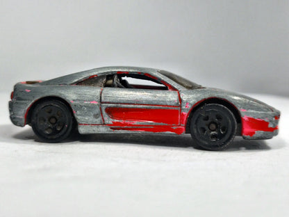Ferrari F355 Challenge Hot Wheels 1989 1:64 Luzak Srebrny – zdjęcie 4