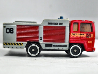 Wóz Strażacki 1:64 Wóz strażacki FIRE DEPT Luzak Czerwony Straż pożarna – zdjęcie 4