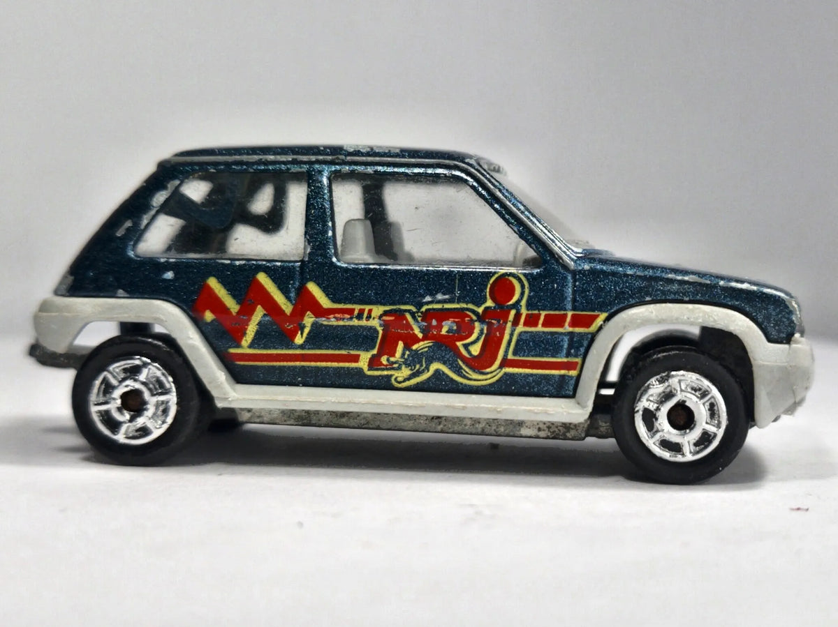 SUPERCINQ GT TURBO, Majorette 1980, France, 205, Metaliczny, 1:51, Resoraki – zdjęcie 4