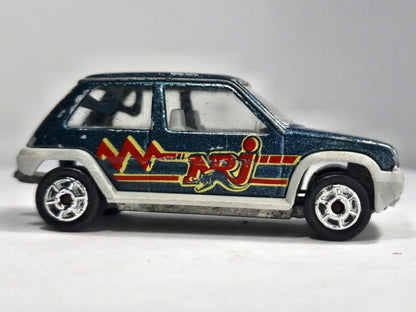 SUPERCINQ GT TURBO, Majorette 1980, France, 205, Metaliczny, 1:51, Resoraki – zdjęcie 4