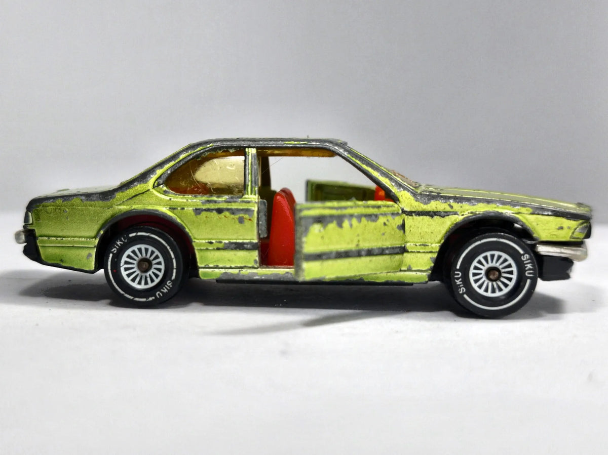 BMW 633 CSI SIKU '75 Zielony 1:55 Made in West Germany – zdjęcie 4
