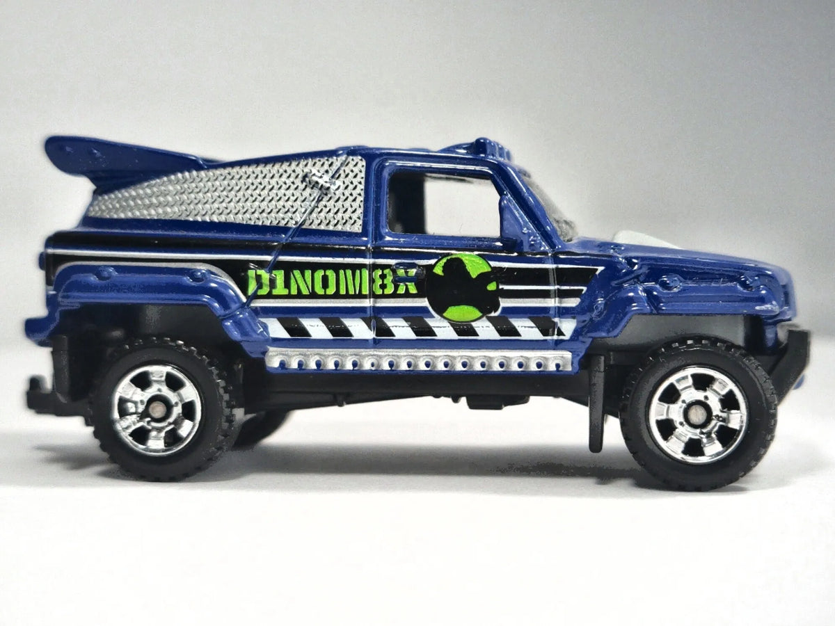 RIDGE RAIDER, DINOM8X, Matchbox 2006 Die cast M8716 Niebieski 1:64 Resoraki – zdjęcie 4