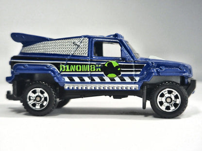 RIDGE RAIDER, DINOM8X, Matchbox 2006 Die cast M8716 Niebieski 1:64 Resoraki – zdjęcie 4