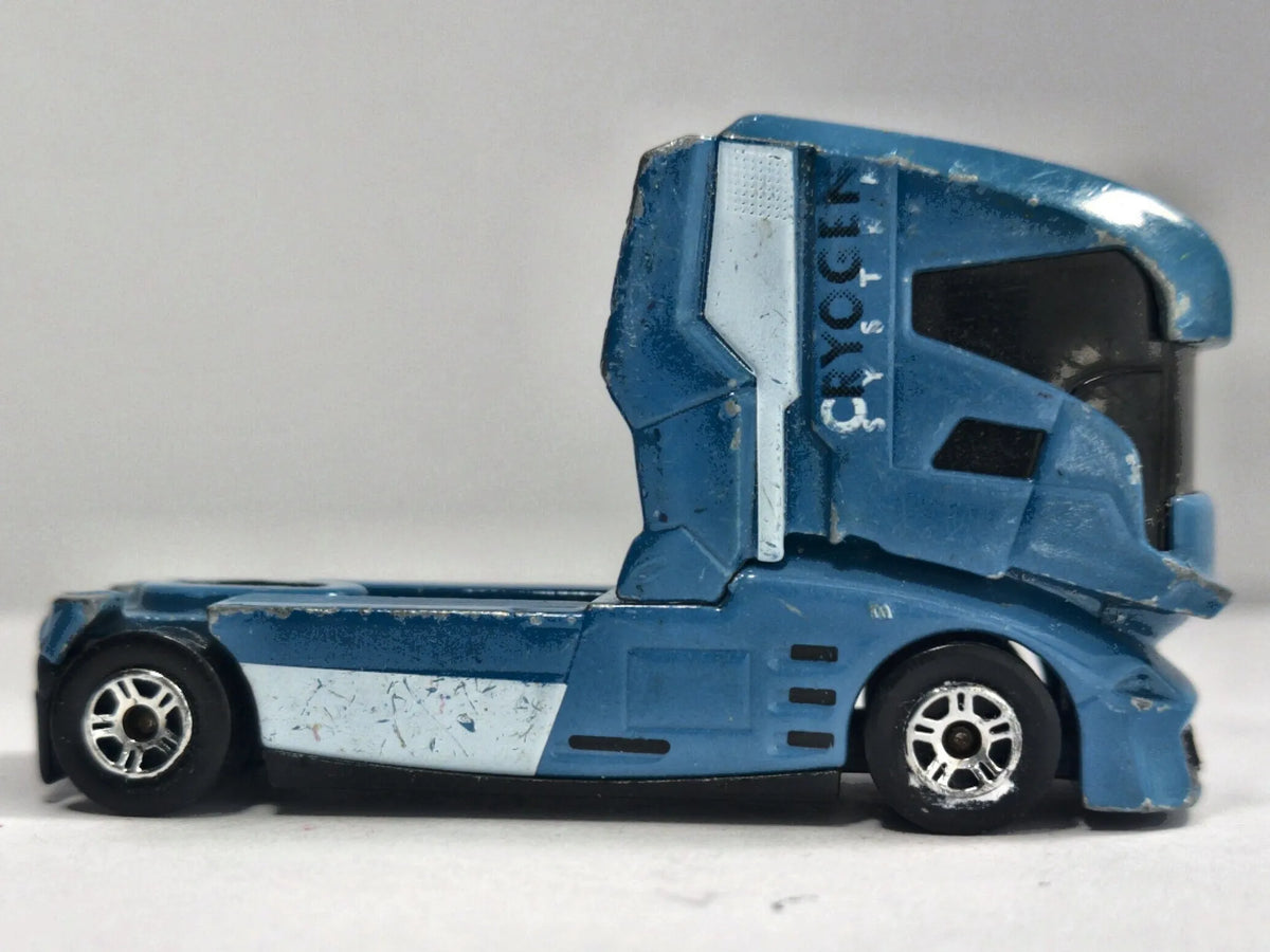 Ciągnik Siodłowy Cryogen System Majorette Niebieski 1:86 – zdjęcie 4