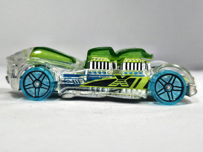What-4-2 Hot Wheels 2003 X-Raycers 1:64 Luzak Przeźroczysty – zdjęcie 4