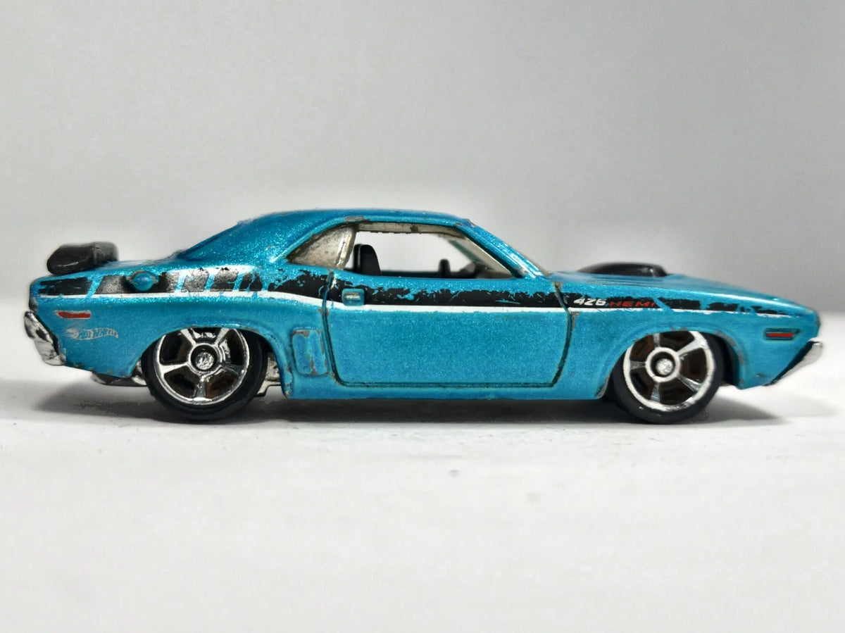 Dodge Challenger 1971 Hot Wheels 2005 1:64 Luzak Muscle Car Custom Model – zdjęcie 4