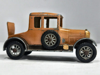 1926 Morris Cowley Bullnose Matchbox '70 Pomarańczowy 1:46 Made in England – zdjęcie 4