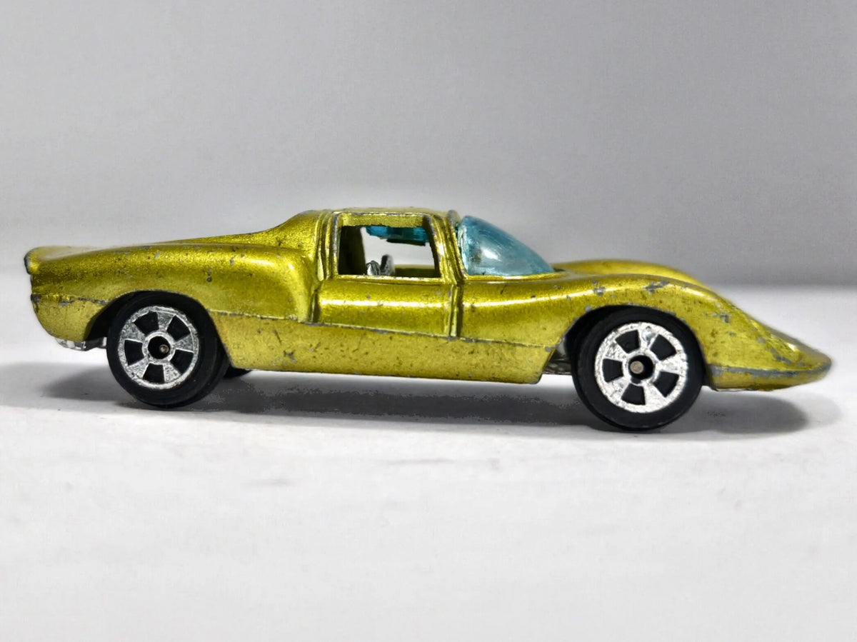 Porsche 906 Carrera 6 Zylmex 1970 Limonkowy 1:60 Made in England – zdjęcie 4