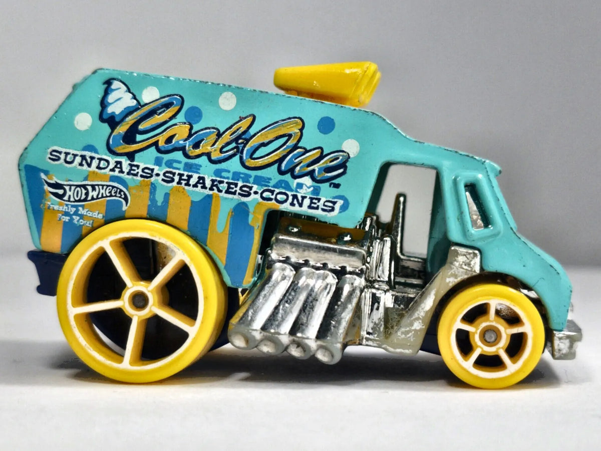 COOL ONE SHAKES Hot Wheels 2004 Turkusowy 1:64 – zdjęcie 4