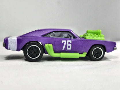 Dodge Charger R/T Majorette Tune Ups 1:64 Muscle car 76 Luzak Fioletowy – zdjęcie 4