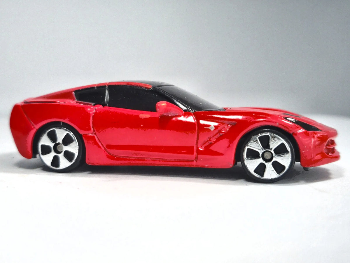 2014 CORVETTE STINGRAY, Maisto, Die cast, Czerwony, 1:64, Resoraki – zdjęcie 4