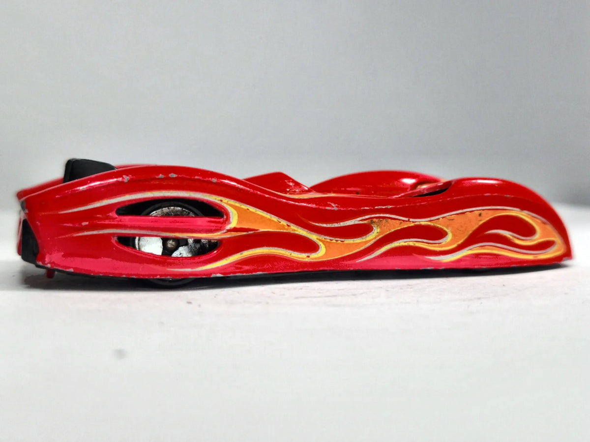 Ground FX Hot Wheels 2002 First Editions 1:64 Luzak Czerwony – zdjęcie 4