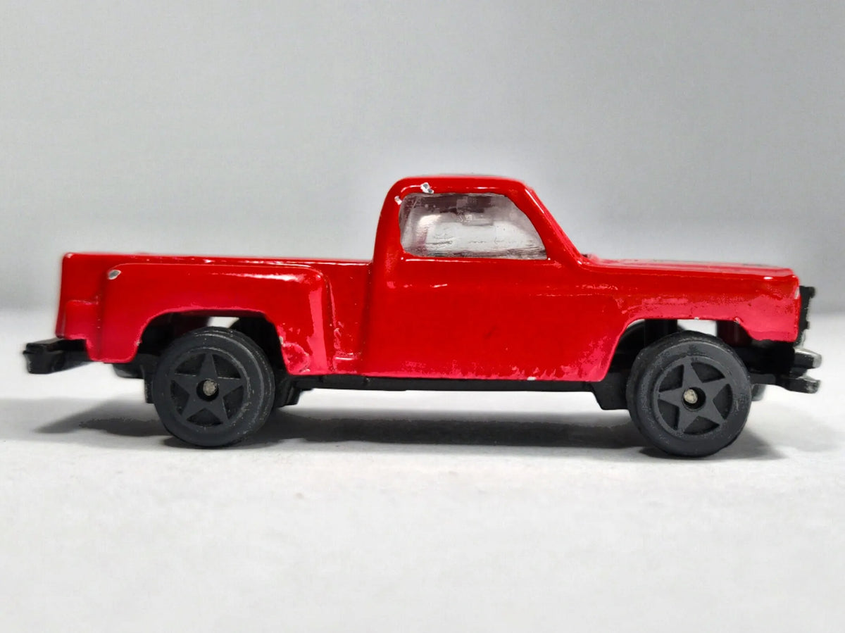 CHEVROLET C10 STEPSIDE, Zylmex, Die cast, Czerwony, 1:66, Resoraki – zdjęcie 4