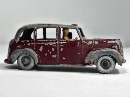 AUSTIN METROPOLITAN TAXI Matchbox '60 Bordowy 1:55 Made in England – zdjęcie 4
