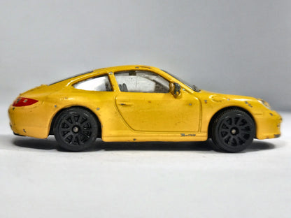 Porsche 911 Carrera Majorette 2001 1:58 Luzak Żółty – zdjęcie 4