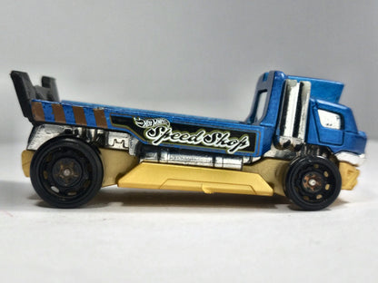 THE HAULINATOR, Speed Skop, Hot Wheels 2014, Die cast K25, Niebieski, 1:64 – zdjęcie 4
