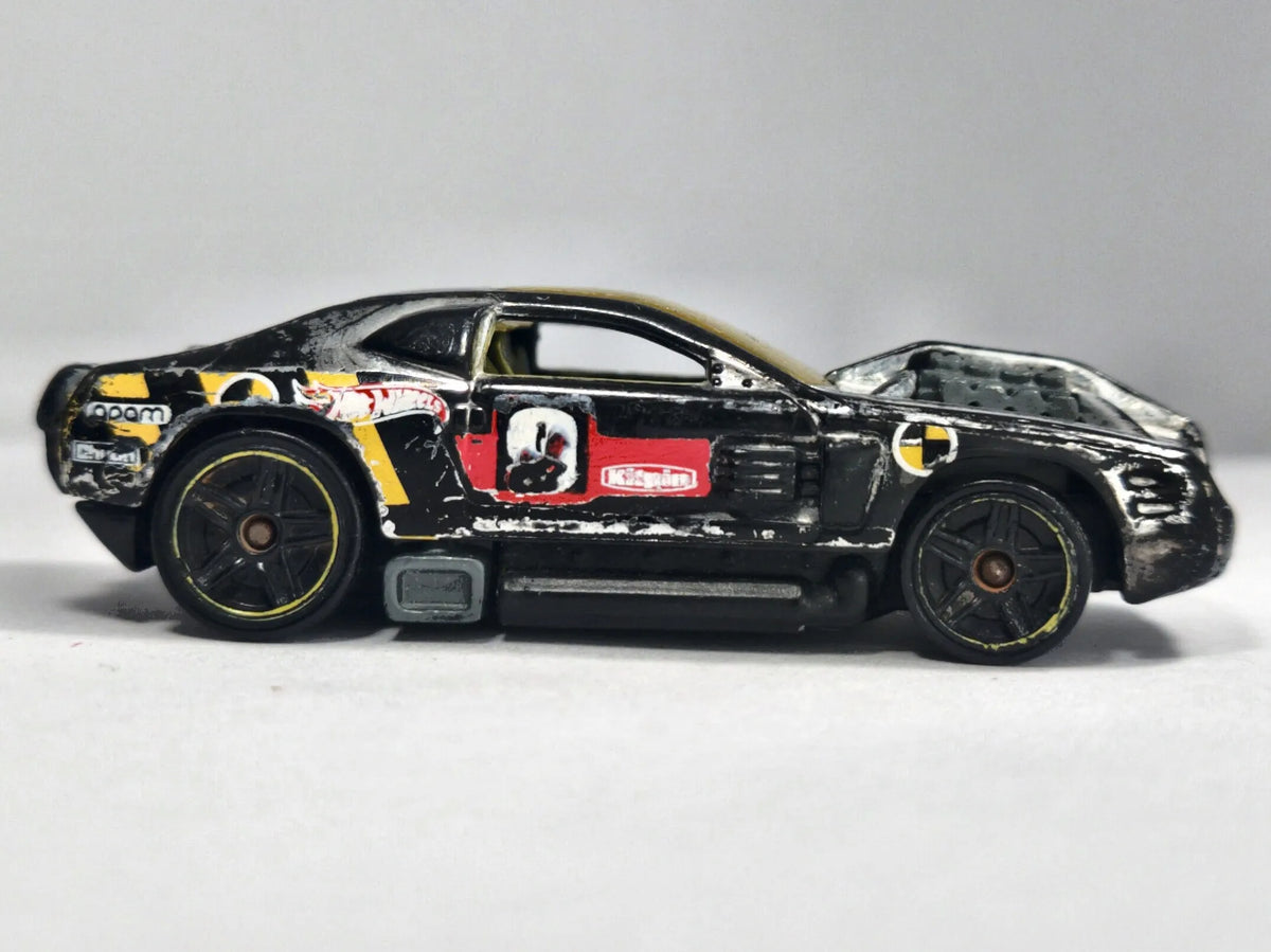Turbo Flame Mainline Hot Wheels 2004 Czarny 1:64 – zdjęcie 4