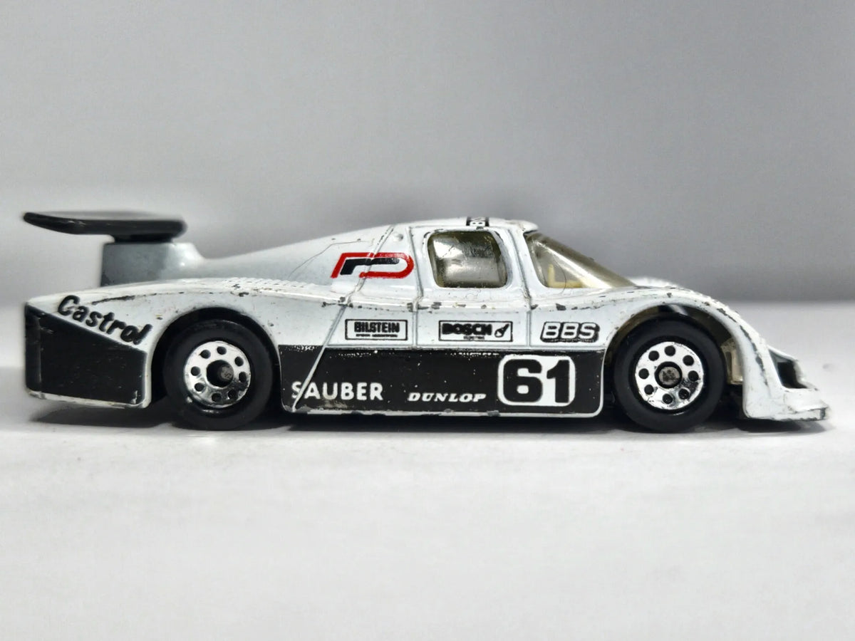 GROUP 'C' RACER, CASTROL, Matchbox 1984, Die cast, Biały, 1:64, Resoraki – zdjęcie 4