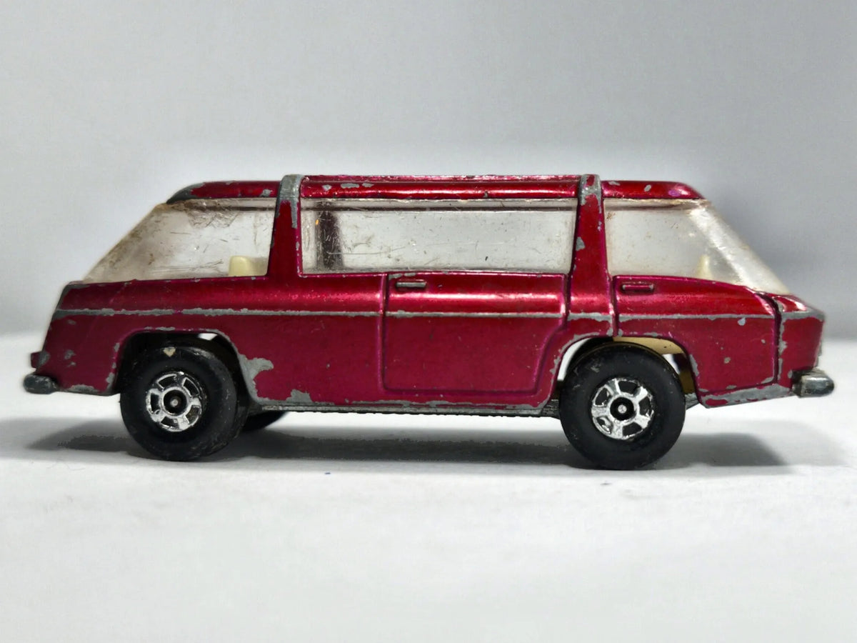 FREEMAN INTER-CITY COMMUTER Matchbox 1970 Czerwony 1:64 Made in England – zdjęcie 4