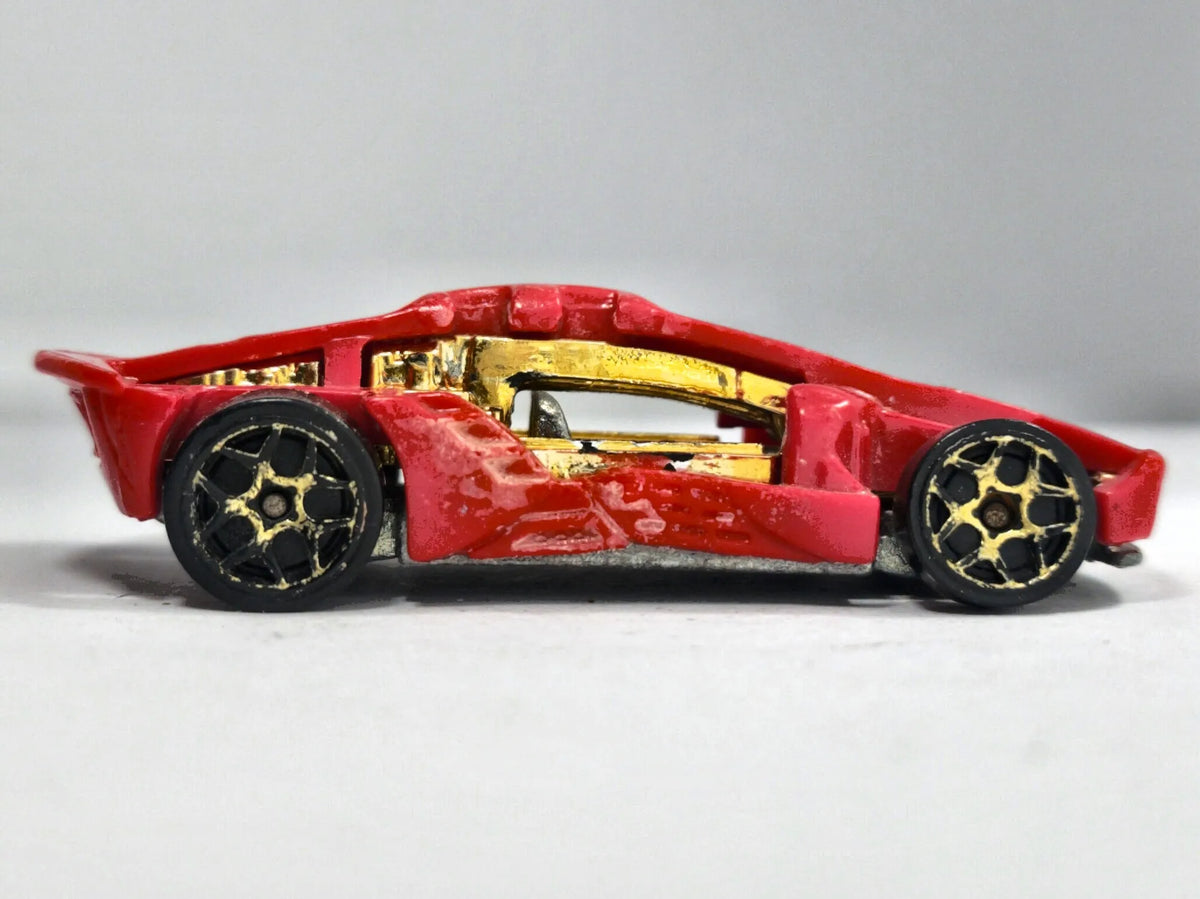 Split Decision Hot Wheels 1:64 Luzak Czerwony – zdjęcie 4