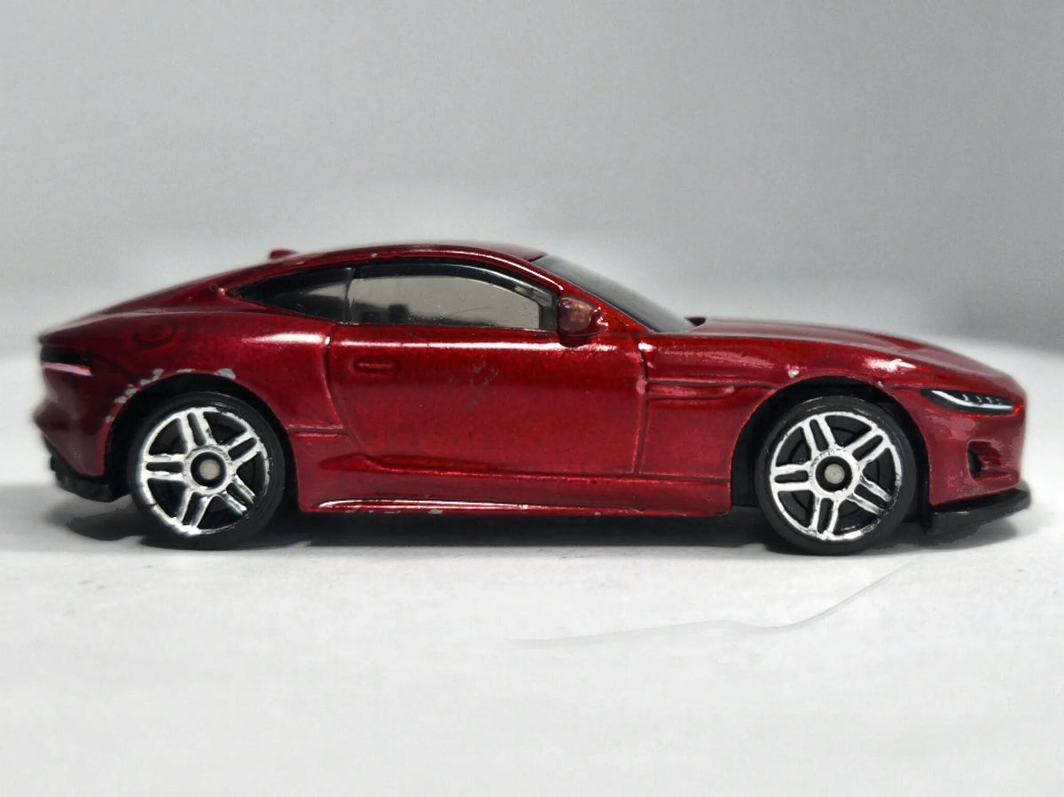 JAGUAR F-TYPE, Hot Wheels 2020, Die cast GRX29, Bordowy, 1:54, Resoraki – zdjęcie 4
