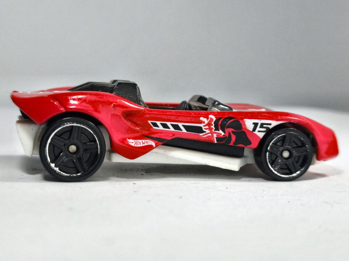 Carbonic Hot Wheels 2014 1:64 15 Luzak Czerwony – zdjęcie 4
