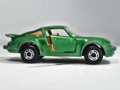 PORSCHE TURBO, Matchbox 1979, Made in England, NO 31, Zielony, 1:59 – zdjęcie 4