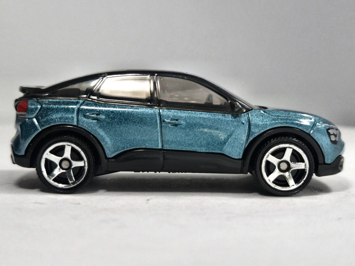 2023 Citroën ë-C4 Matchbox 2023 1:64 Turkusowy Miejski – zdjęcie 4