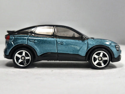 2023 Citroën ë-C4 Matchbox 2023 1:64 Turkusowy Miejski – zdjęcie 4