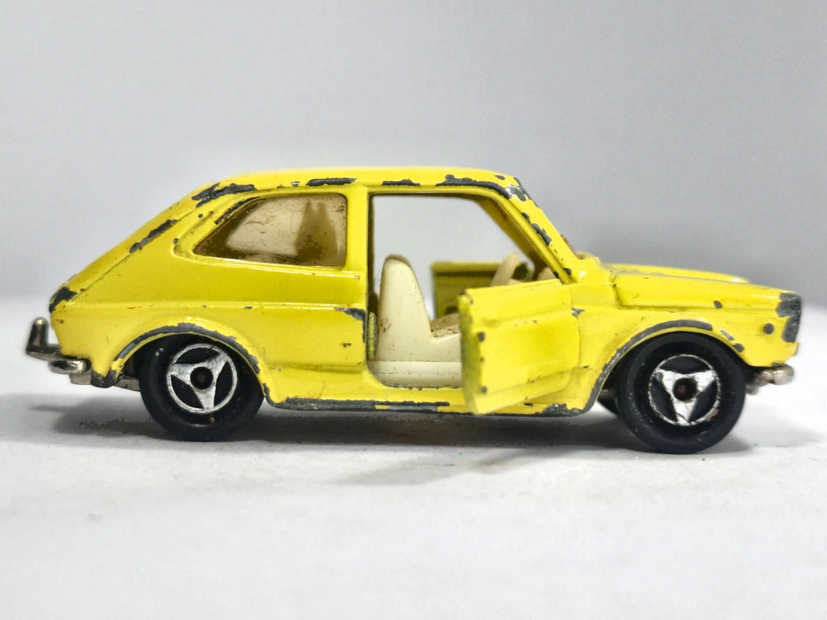 FIAT 127 Majorette Żółty 1:48 Made in France – zdjęcie 4